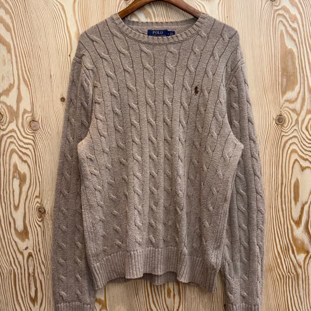 폴로 랄프로렌 케이블 니트