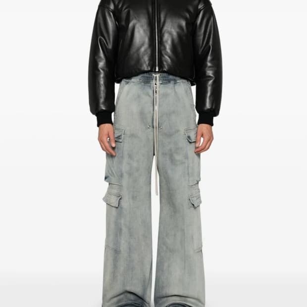 릭오웬스 더블 점보 카고 팬츠