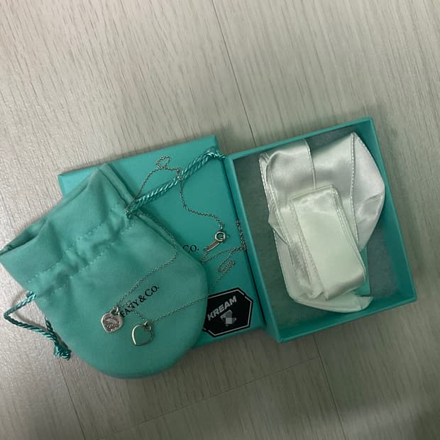 티파니앤코 더블하트 목걸이