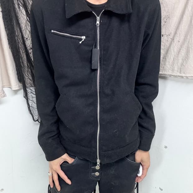 [JACKROSE] Black 2-way Wool Jacket
