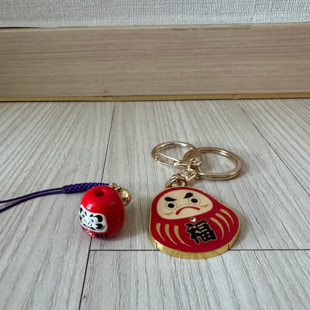 Daruma key ring