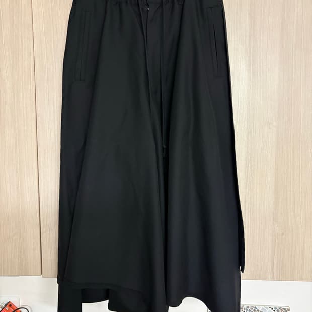 요지 그라운드와이 스커트 팬츠