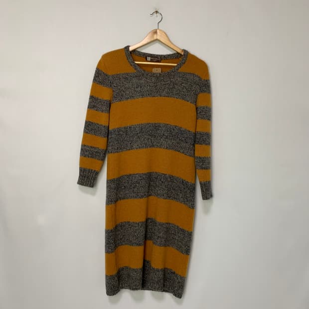 피에르발망 스트라이프 니트 빈티지 원피스