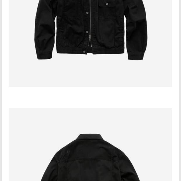 폴리테루 데미지드 사시코 트러커 (도킹 트러커) OG ver. 블랙