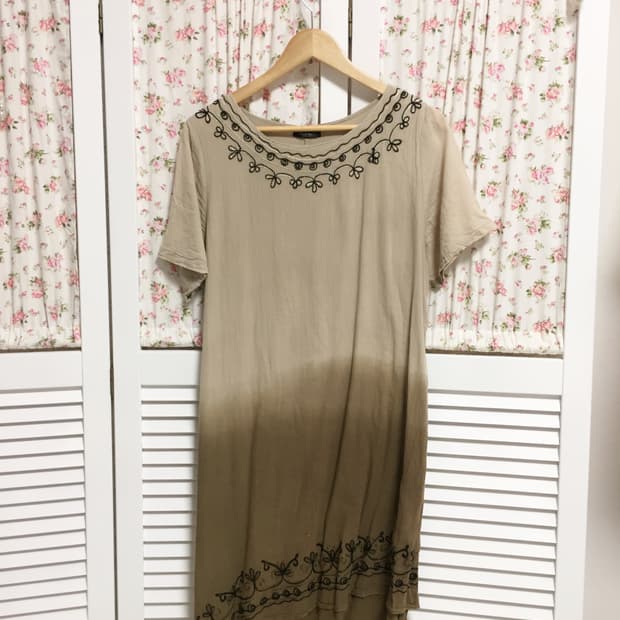 빈티지 히피에스닉 자수 블라우스