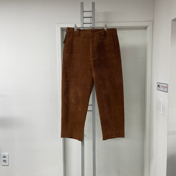 시스템 코듀로이 팬츠 브라운 86