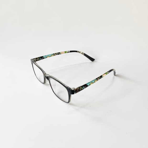 [픽키-630] 애니메이션 짱구 사각 안경 블랙 