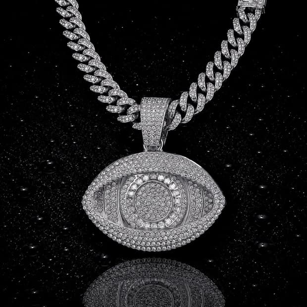 Evil Eye Iced Chain