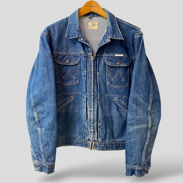 60s WRANGLER 랭글러 블루벨 24mjz 데님자켓 USA