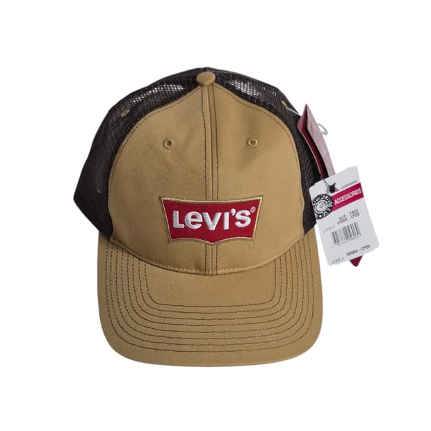 Levi's) 데드스탁 리바이스 배트윙 로고 트러커햇 브라운/베이지