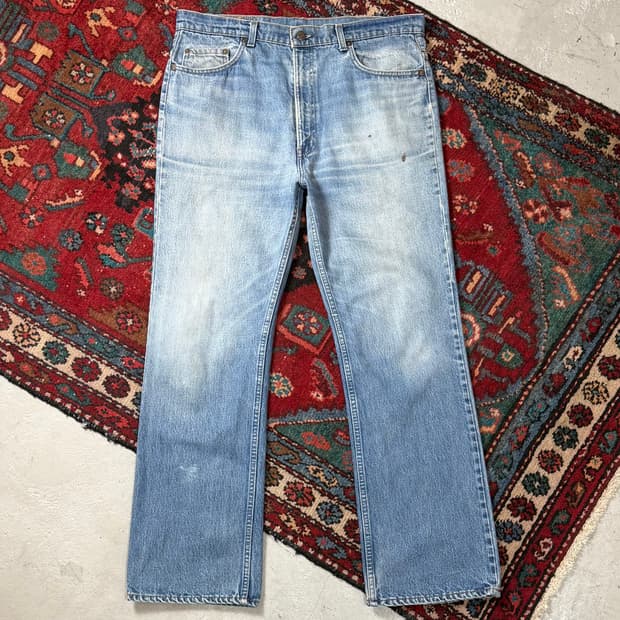 80's USA Made 빈티지 리바이스 517 오렌지탭 체인스티치