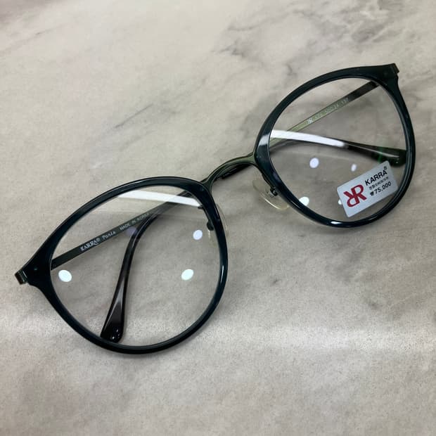 카라 KARRA 그레이 딥그린 솔텍스 메탈테 안경