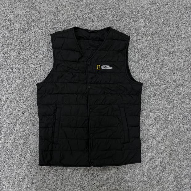 L 내셔널지오그래픽 구스다운 경량 조끼 0316J