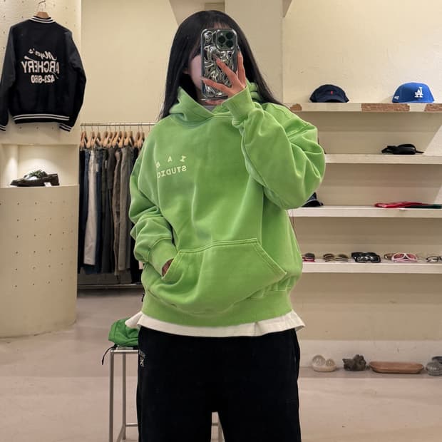 아이앱 스튜디오 로고 후드티 U1075