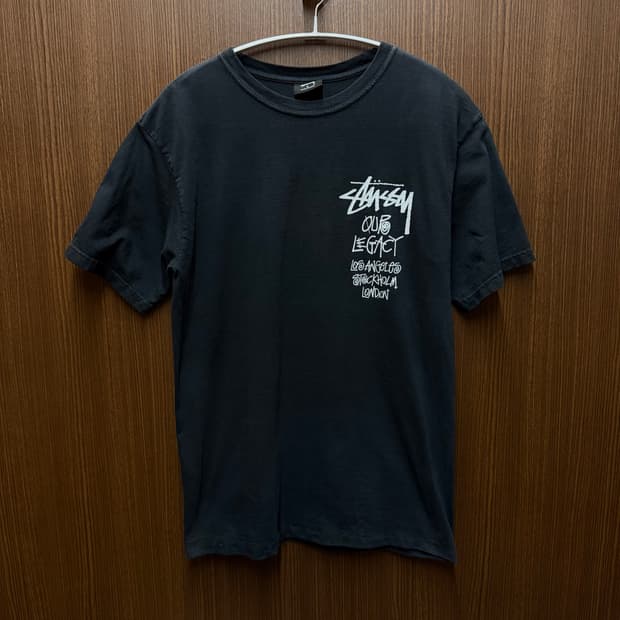 스투시 라운드 반팔 S