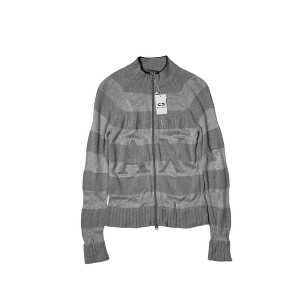 Armani exchange 스트라이프 집업 자켓