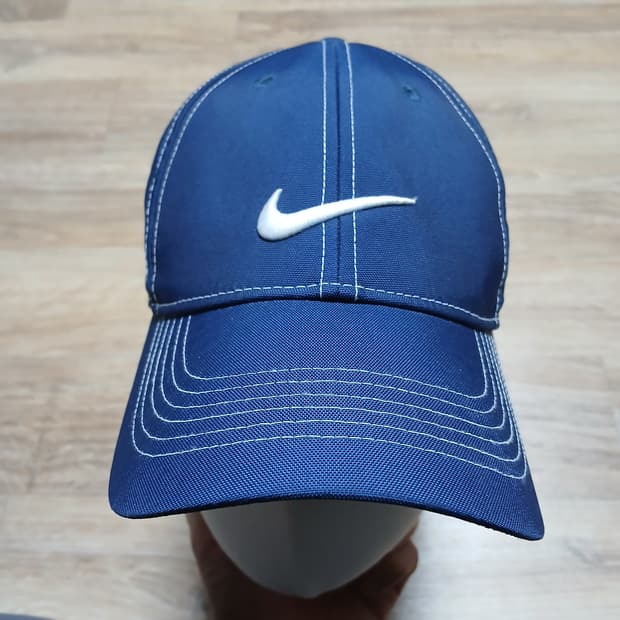 nike 나이키 스티치 네이비 블루 모자 볼캡