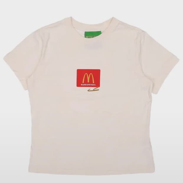 마이네임이즈피터 맥도날드 반팔 티셔츠