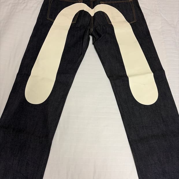 에비수 페인팅 데님