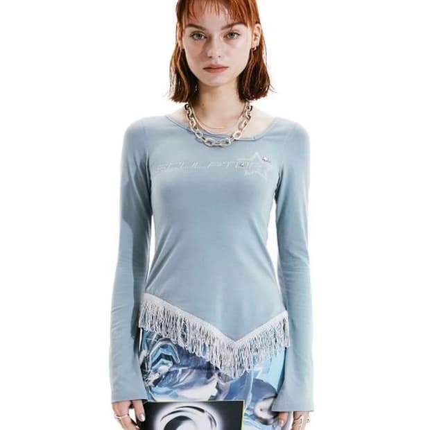 스컬프터 태슬 롱슬리브