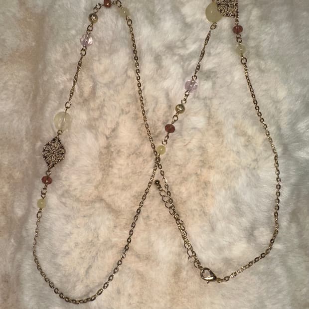 오리엔탈 레이어드 빈티지 목걸이