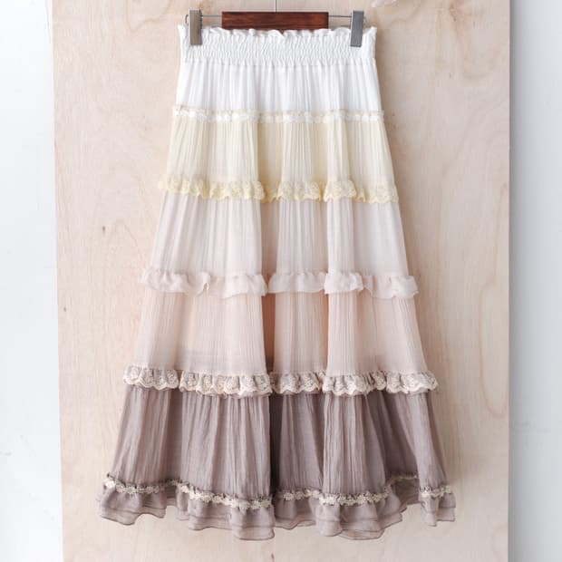 axes femme) frill cancan skirt