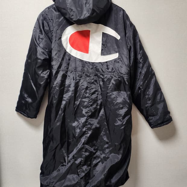 [L] 챔피온 빅로고 롱 패딩 돕바