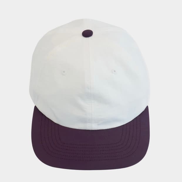 homly 투톤 캡 퍼플 홈리 모자
