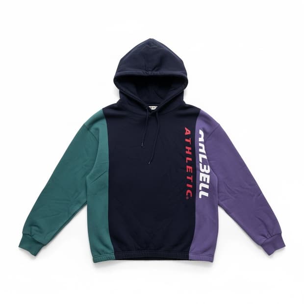 러셀 애슬레틱 트리플컬러 후드티 L