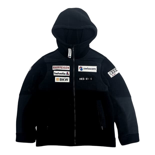 데상트 아우디 스위스 플러스 후드 집업