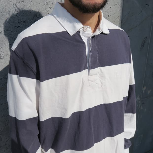 Jw앤더슨 스트라이프 럭비티셔츠 XL