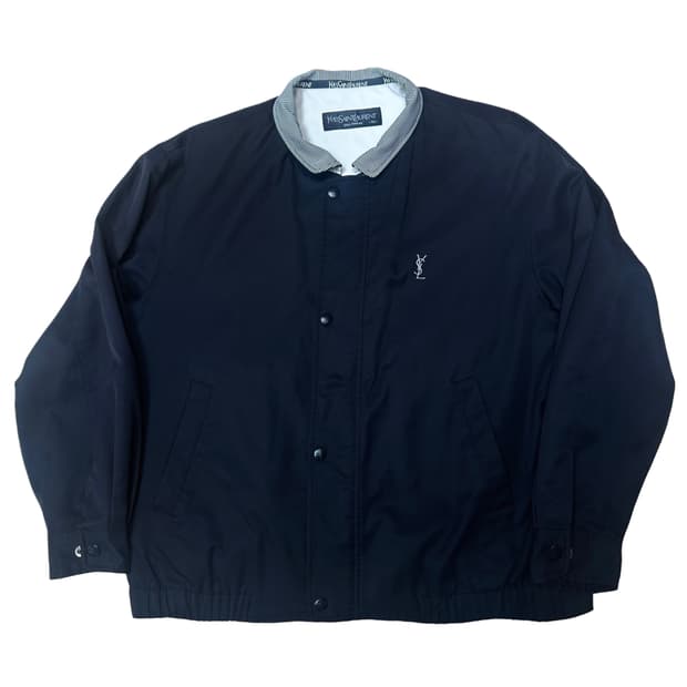 입생로랑 90s 블랙 폴리쉘자켓 95