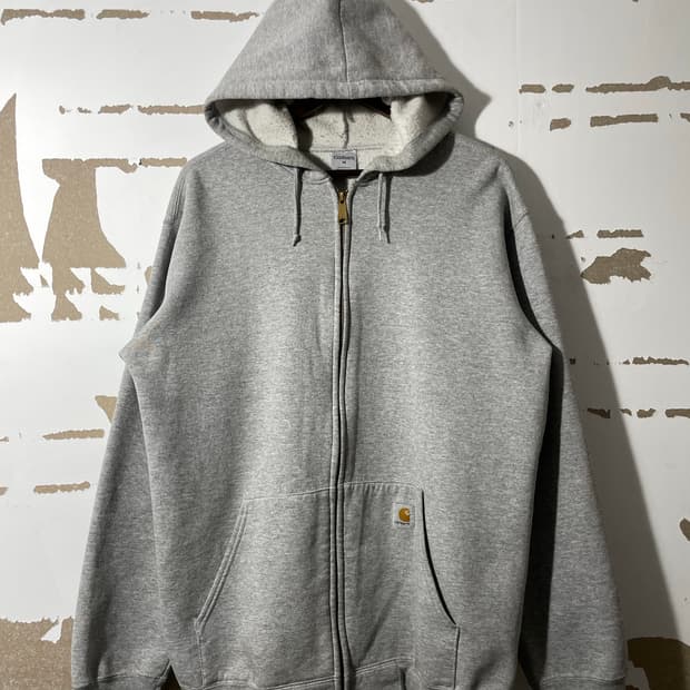 칼하트 오버핏 기모 후드 집업