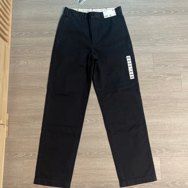 (새상품) 유니클로 스트레이트 치노 그레이