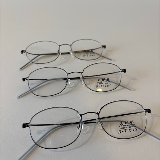 초경량 티타늄 라운드프레임 안경테