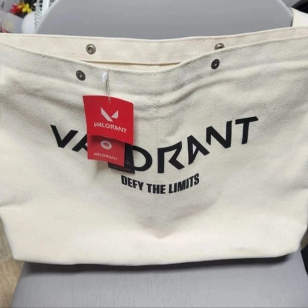 VALORANT 정품 캔버스 토트백