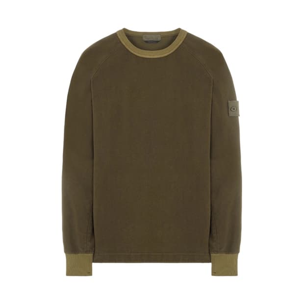 스톤아일랜드 고스트피스 몰스킨-TC 스웻셔츠