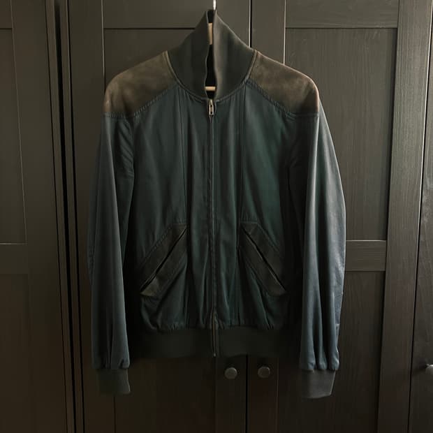Martin Margiela 08ss suede panel jacket