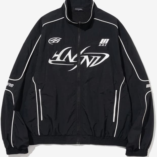 낫포너드 Tribal Logo Nylon Racing Jacket