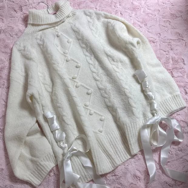 앙크루즈 니트 양산형 지뢰계 양지뢰 리즈리사 달천깔 히메갸루