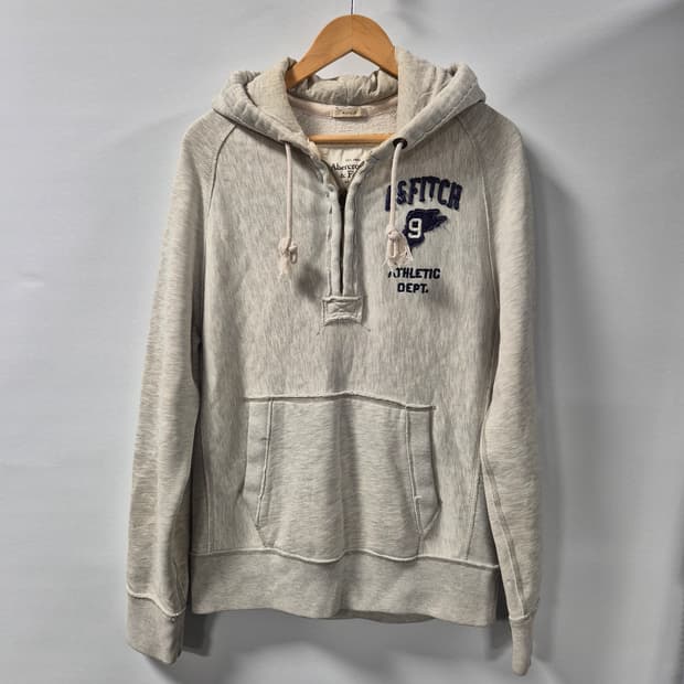 아베크롬비 Y2K 대장급 멜란지그레이 반집업 후드티(상태A급)