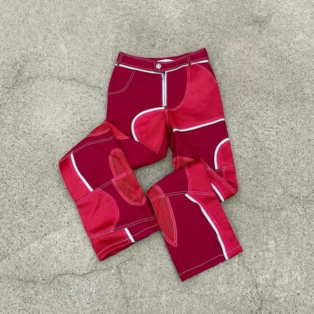 VAEGABOND red mesh pants