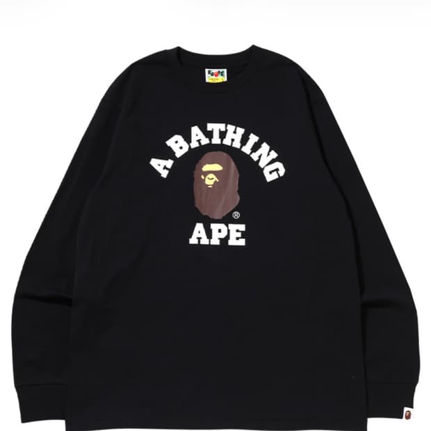 베이프 컬리지 롱슬리브