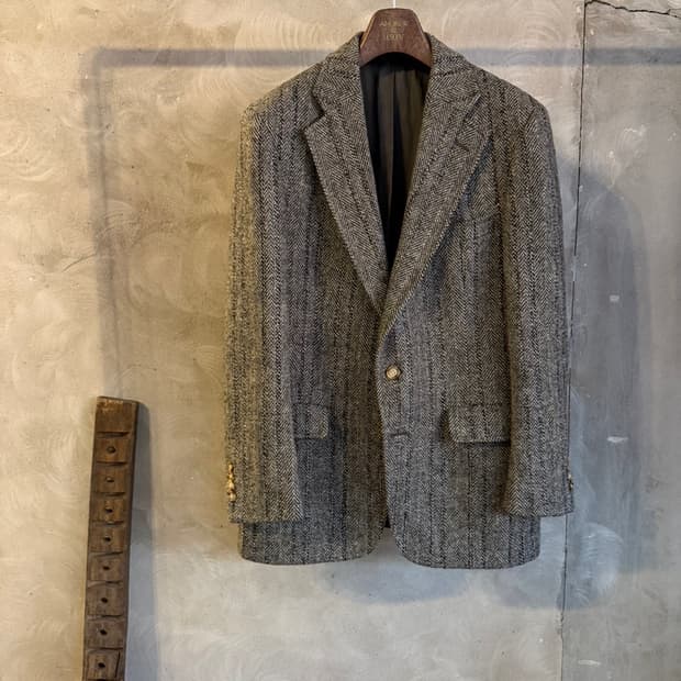브룩스브라더스 해리스 트위드 자켓 남성100