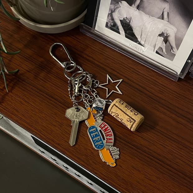 Western vintage keyring