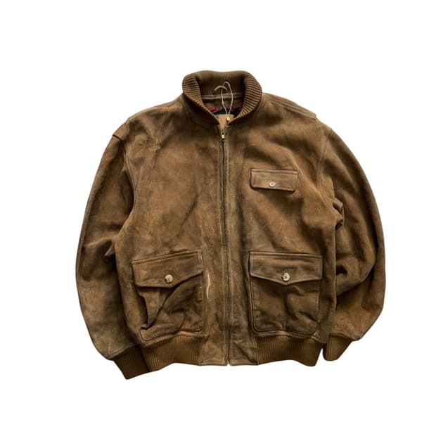 [105~] 90's 폴로 컨트리 스웨이드 봄버 자켓