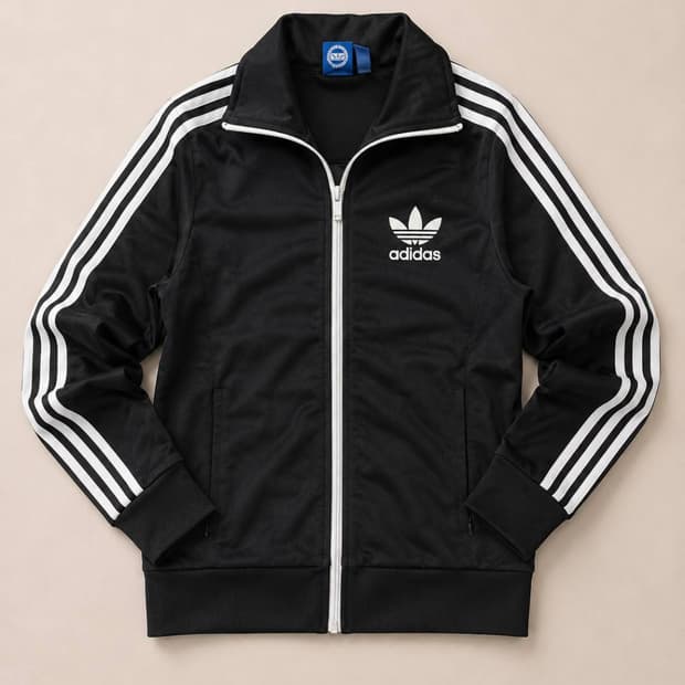 Adidas 아디다스 구형 유로파 파이어버드 검흰 트랙탑 져지