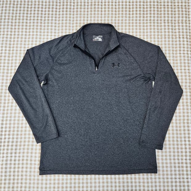 언더아머 반집업 긴팔티 남자100