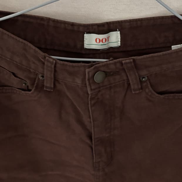 OOTJ 와이드 팬츠 브라운