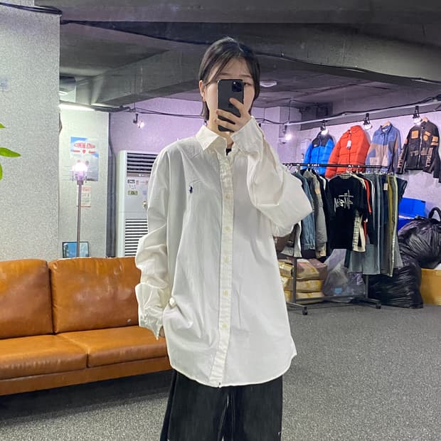 폴로 랄프로렌 클래식핏 신형 qr 셔츠 B4238